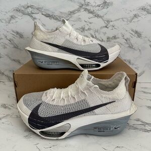 Nike Air Zoom AlphaFly Next 3 Platinum Running Athletic Shoes Women Size 10 USED